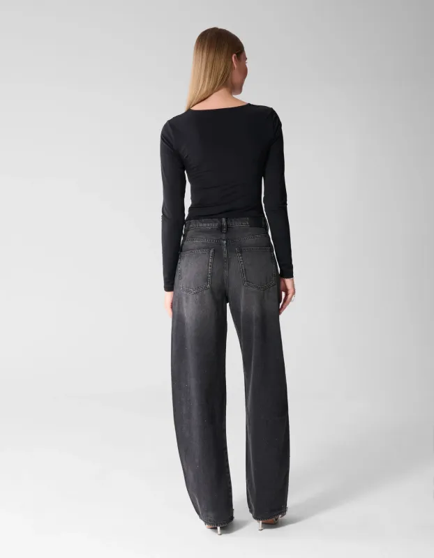 Shoeby Body Longsleeve Zwart