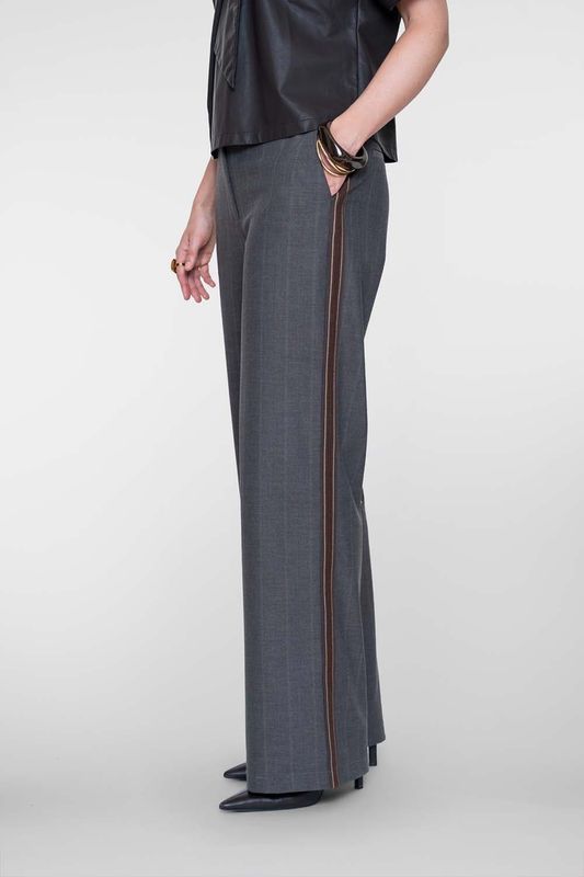 Geisha Pants pinstripe broek Bruin