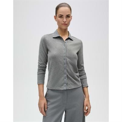Opus polo Shirt Grijs