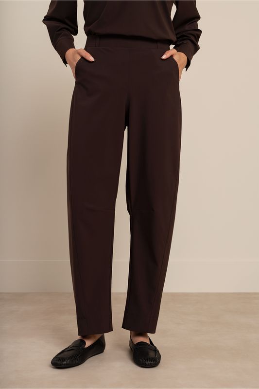 Studio Anneloes Marlise barrel trousers Bruin