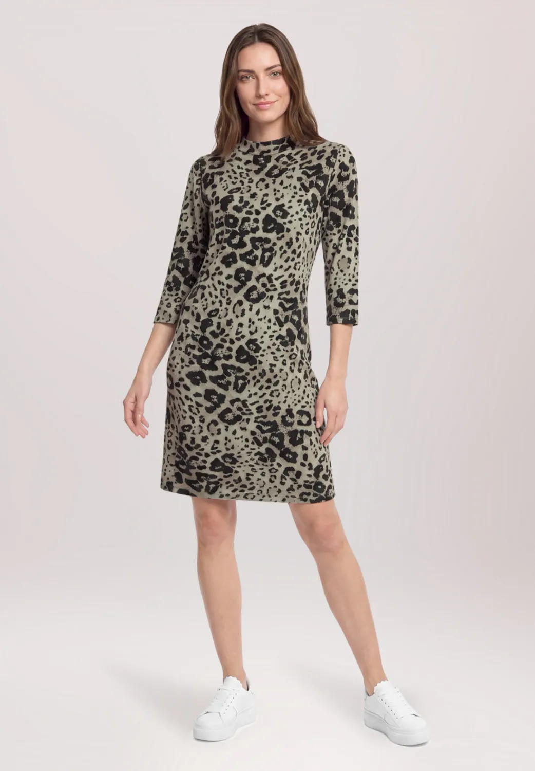 Betty Barclay Kleid Kurz 3/4 Arm Bruin
