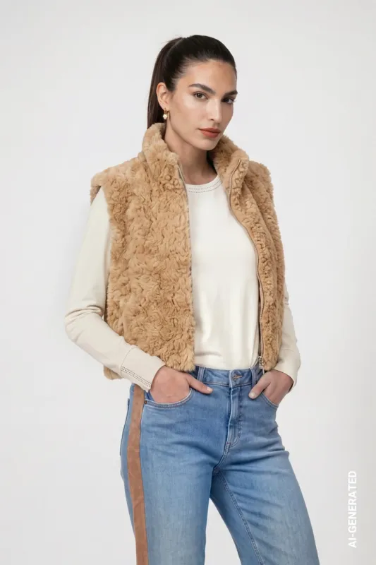 Monari Bodywarmer Bruin