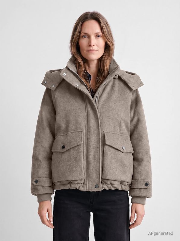 Covered Zachte Jas Beige