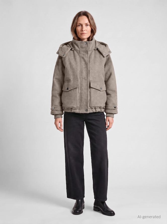 Covered Zachte Jas Beige