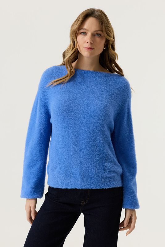 Garcia ladies pullover Blauw