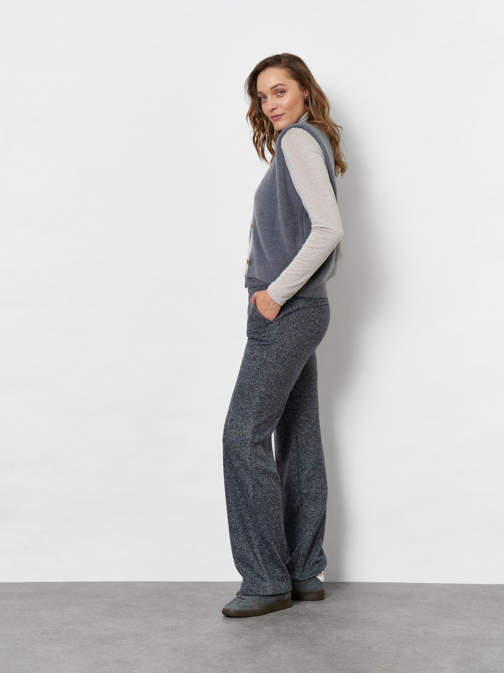 Toni Jenny Wide Leg Blauw 67-45/1213-61