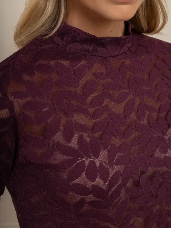 Studio Anneloes Reagan kanten col top Paars