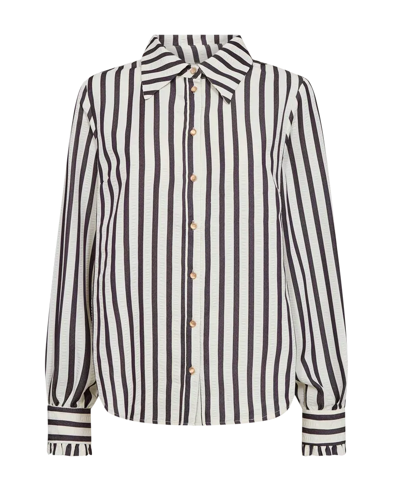 Freequent Gestreept Blouse Paars