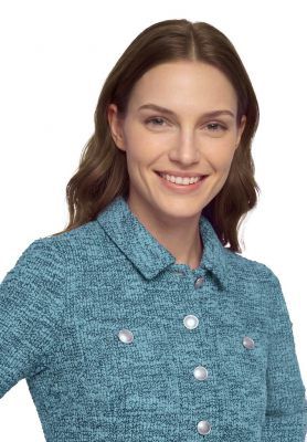 Betty Barclay Blazerjacke Kurz 1/1 Arm Grijs 44071135