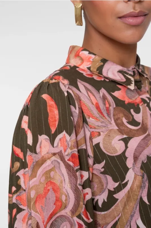 Geisha blouse Groen
