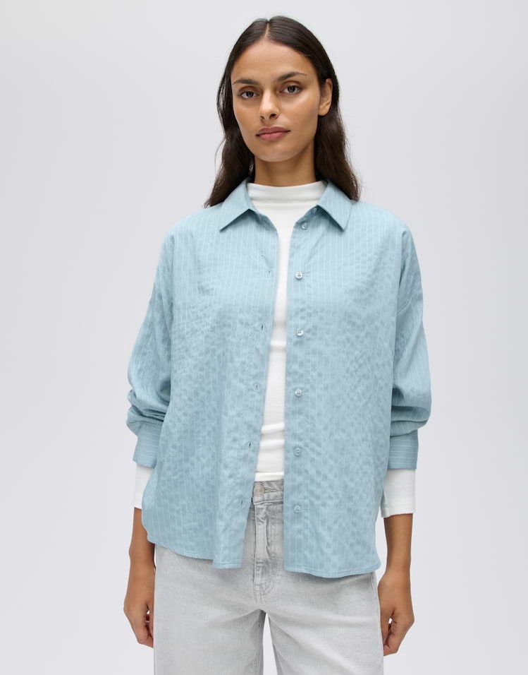 Opus Flui Blouse Blauw