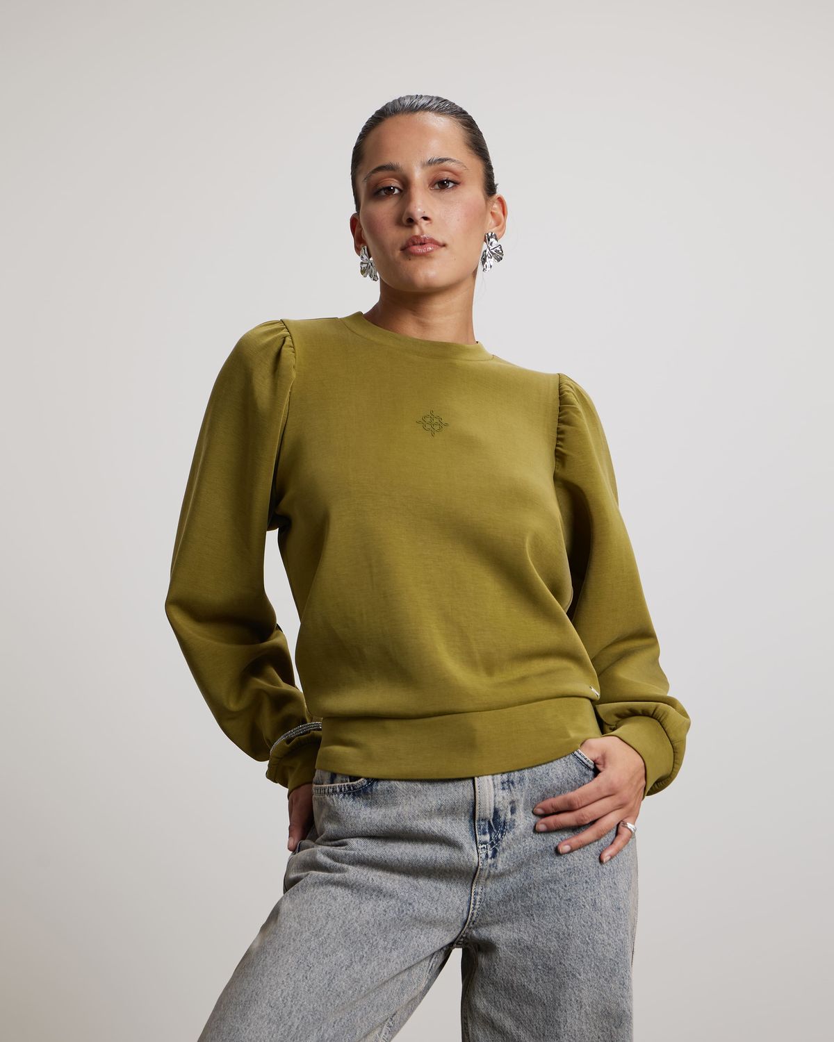 pinknoir Calista Trui Groen