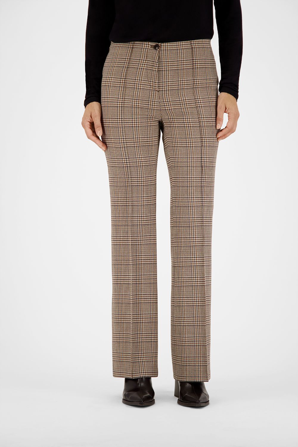 Gardeur Hose Bootcut Slim Broek Bruin