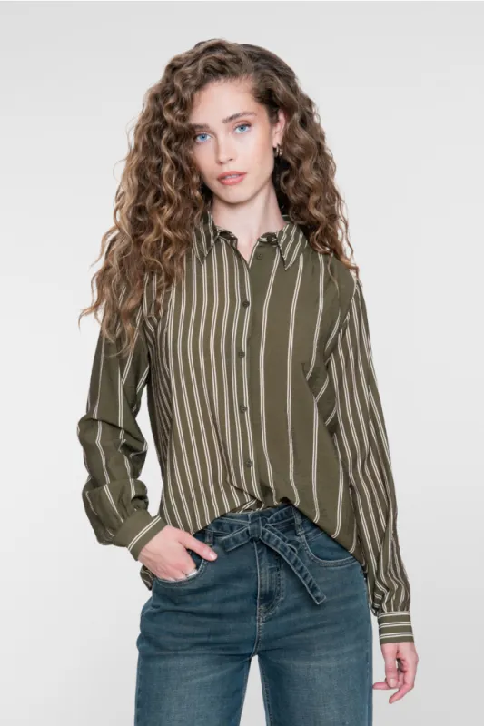 Geisha blouse Groen