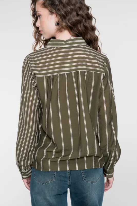 Geisha blouse Groen