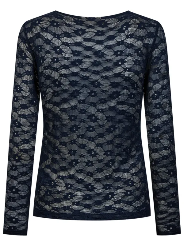 Freequent mesh top donker Blauw