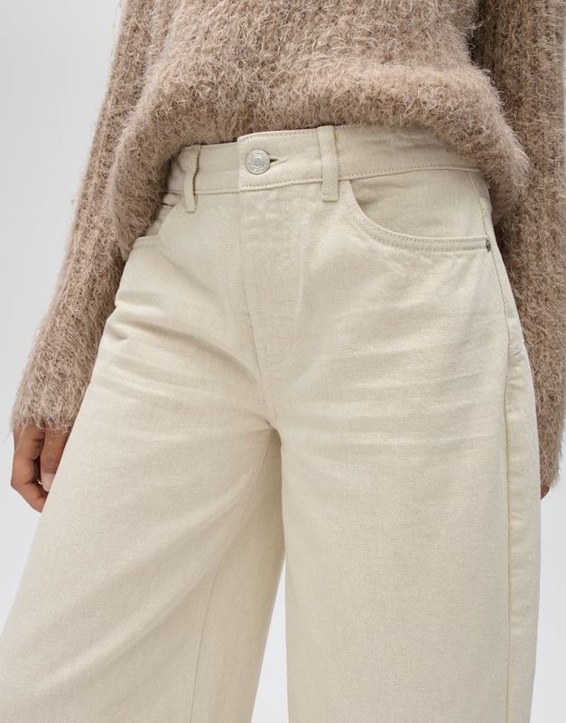 Opus Lolah natural Broek Ecru
