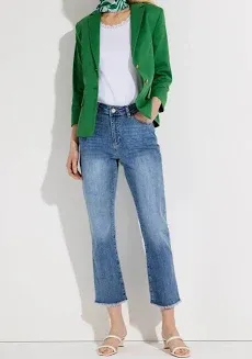 moreandmore Blue Denim Flared Jeans