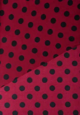 moreandmore Sjaal met stippen Rood