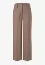 moreandmore Mini Check Wide Leg Pants Beige