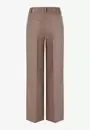 moreandmore Mini Check Wide Leg Pants Beige
