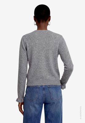 Zero Vest met ruches Grijs