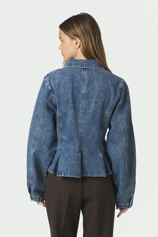 Neo Noir Rivora Denim Jacket Blauw