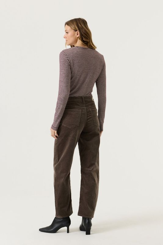 Garcia shirt langemouwen Bruin
