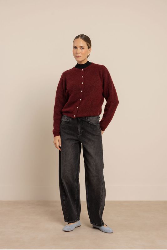 Studio Anneloes Bibi cardigan Donker Rood