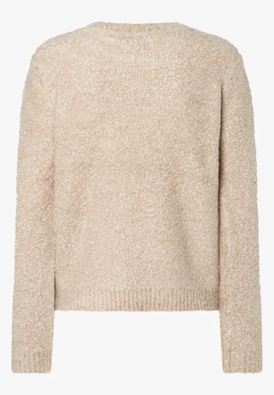 moreandmore Bouclé trui Beige