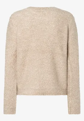 moreandmore Bouclé trui Beige