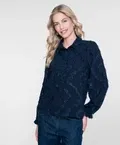 Geisha blouse Blauw