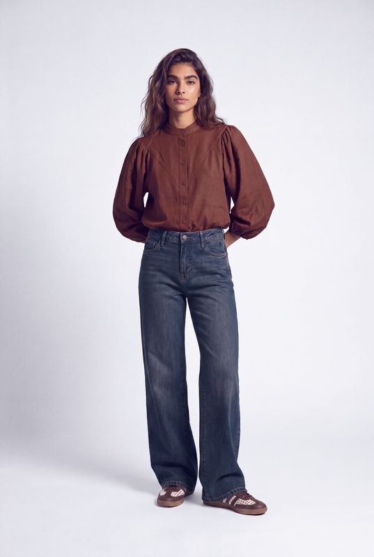 Florez Bibi Blouse Roest Bruin
