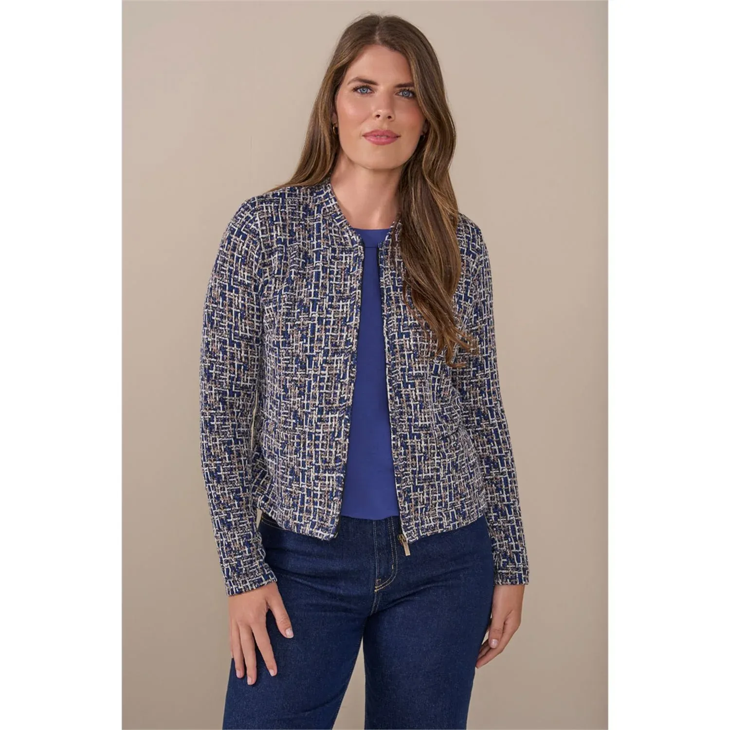 Roberto Sarto Jasje met rits Blauw