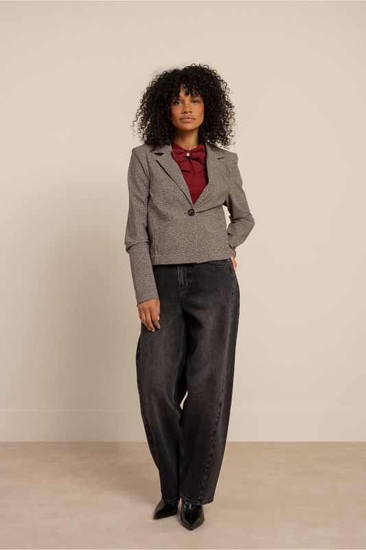 Studio Anneloes Jorine tweed look jacket Beige