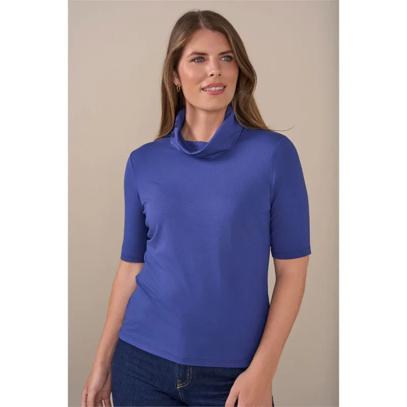 Roberto Sarto T-shirt kol Blauw