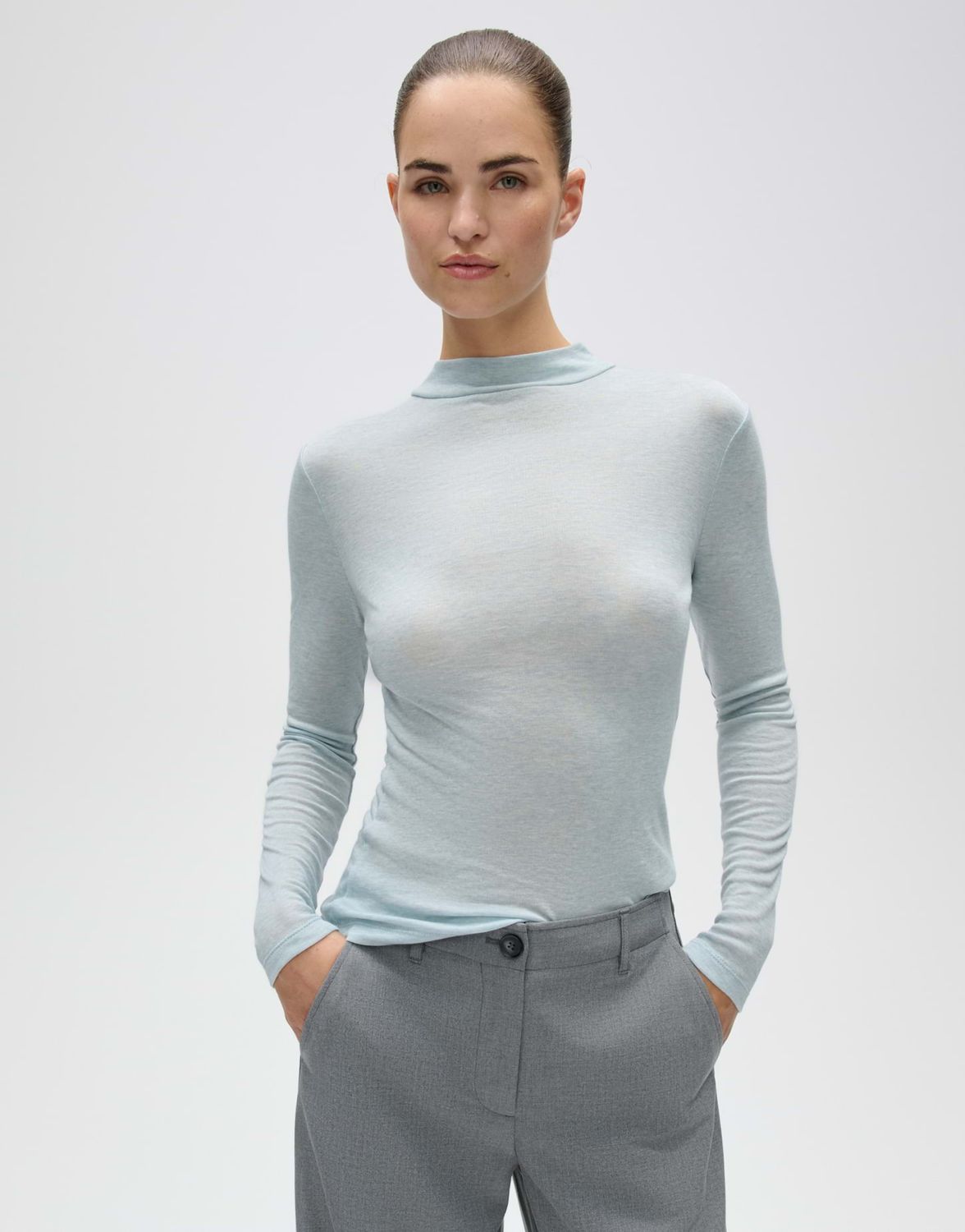 Opus Sewolli shirt Blauw