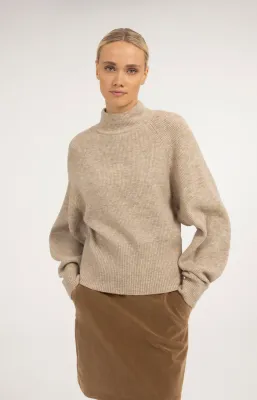 YAYA Coltrui met vleermuismouwen Beige