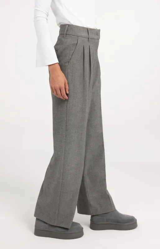 YAYA Zachte geweven pantalon Grijs