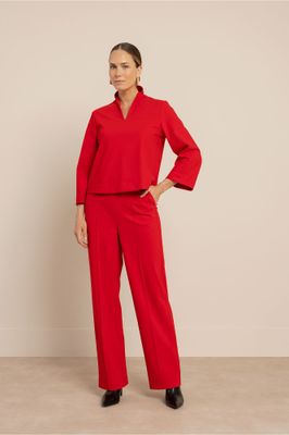 Studio Anneloes Cynthia bonded top Rood