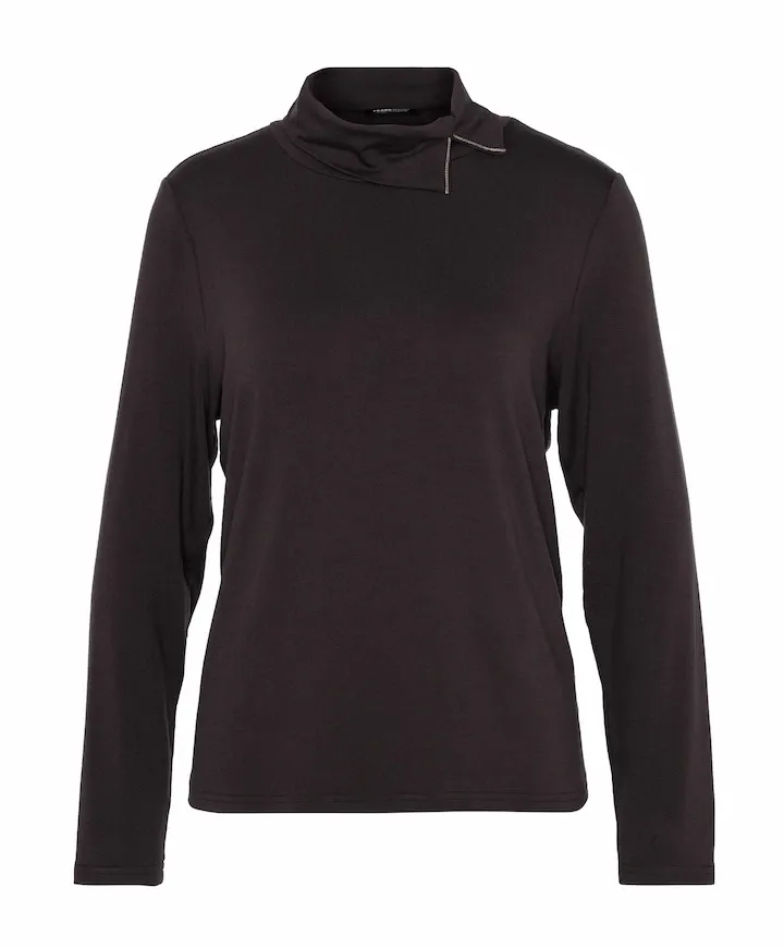 Frank Walder shirt met lange mouwen Bruin