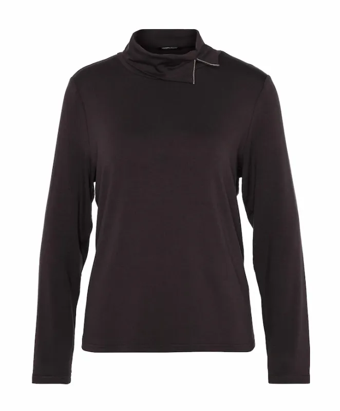 Frank Walder shirt met lange mouwen Bruin