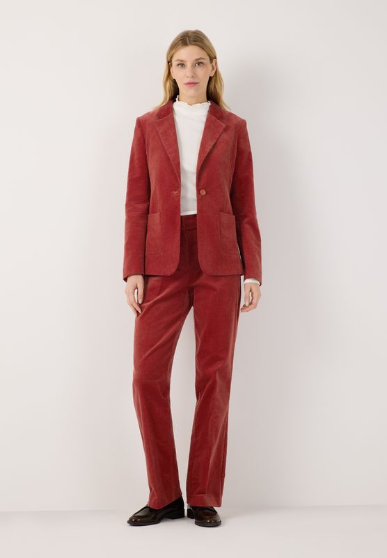 moreandmore Stretch Fluwelen broek Oranje