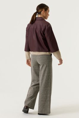 Garcia ladies Leather look Jas Rood
