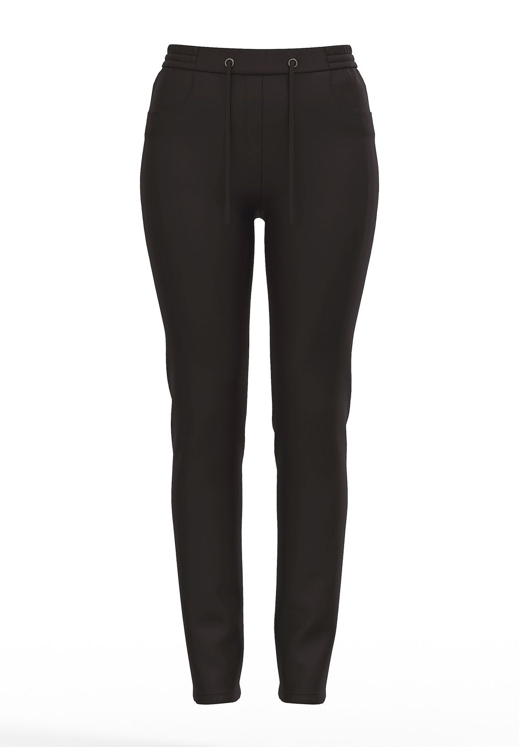 Frank Walder Broek met elastische boord Bruin