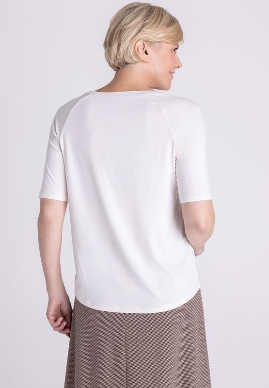 Frank Walder T-Shirt met opdruk Beige