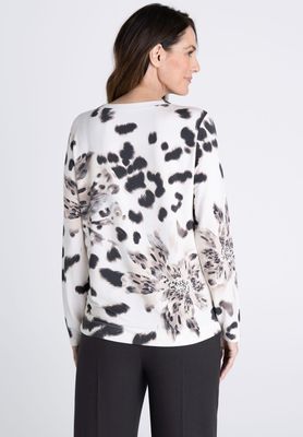 Frank Walder shirt met lange mouwen Beige/ Bruin