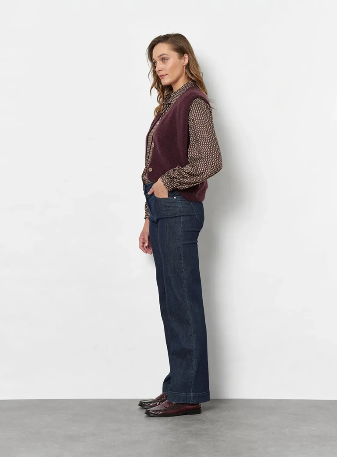Toni Jenny Wide Blauw
