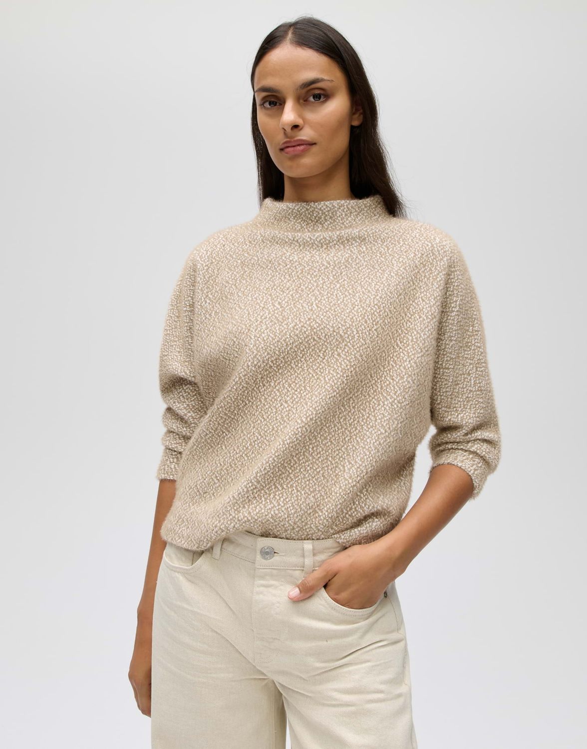 Opus Genuri sweatshirt Beige