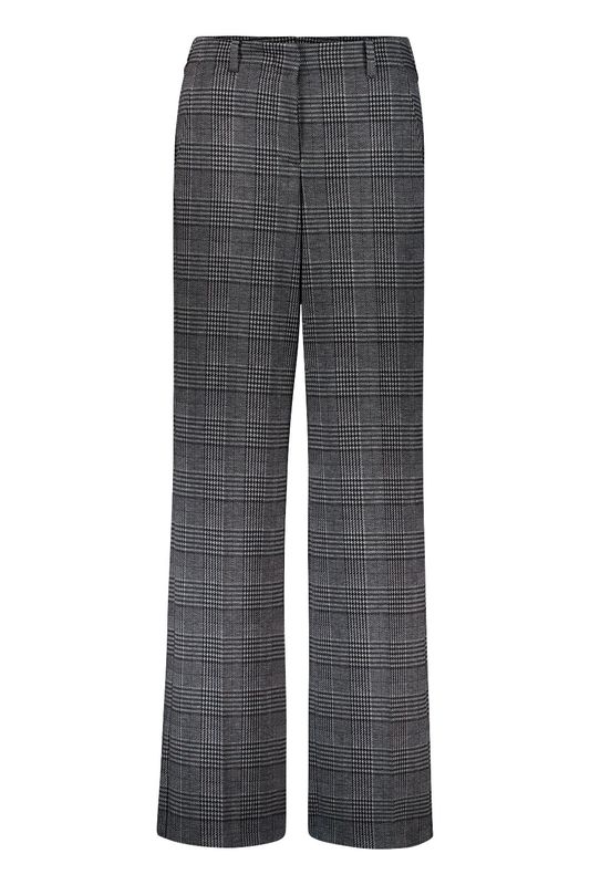 Gardeur Geruite Broek Grijs